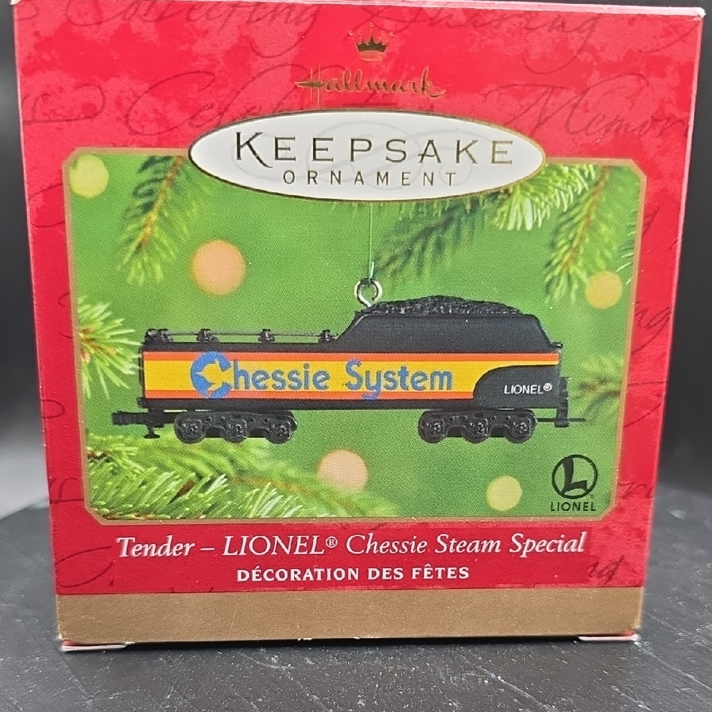 Hallmark Keepsake Ornament Lionel Chelsie Steam Special Tender 2001 Vintage
